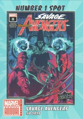 2020-21 UD Marvel Annual Trading Cards Number 1 Spot: Pick From List