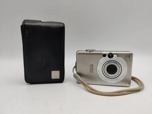 Canon Digital IXUS 60 6MP Digital Camera Silver Working Needs Battery S6760