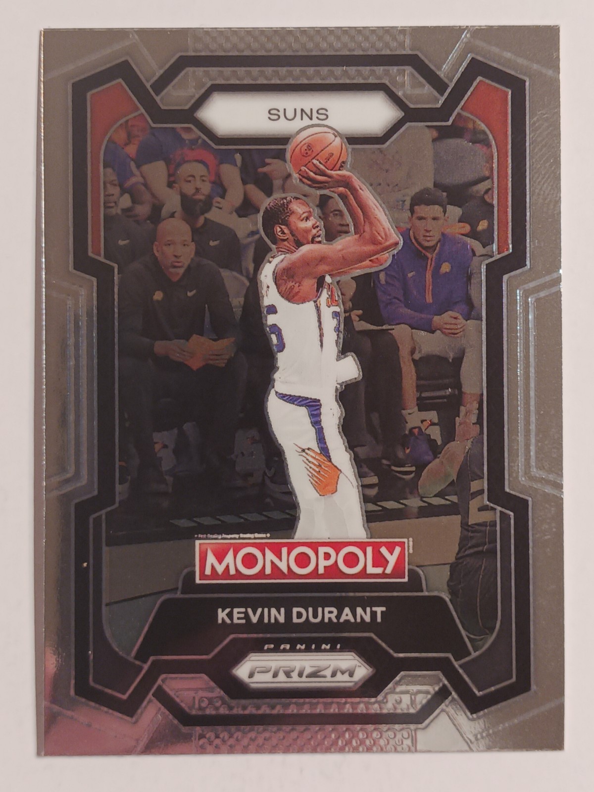 2023-24 Panini Monopoly Prizm KEVIN DURANT SILVER PRIZM #70 PHOENIX SUNS NBA