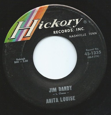 Anita Louise - Jim Dandy / Sincerely Your Friend - Used Vinyl Record  - B8100z