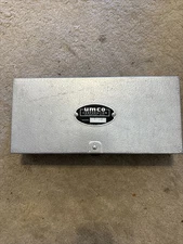 Vintage UMCO Corp. Model B-10  2- Sided Aluminum Terminal Tackle Box NICE!!!