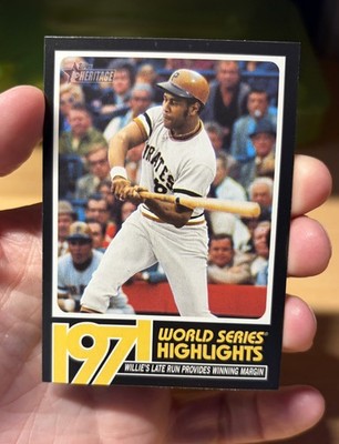 Willie Stargell Pirates 2020 Topps Heritage 1971 World Series Highlights #WSH-8