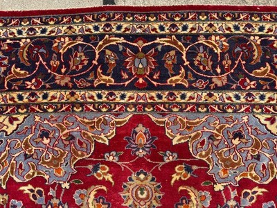 RED BLUE ANTIQUE ORIENTAL RUG 10x13 fine handmade wool colorful clean real 10x14