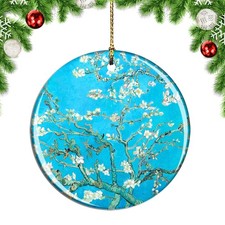Van Gogh Branches With Almond Blossom Pa Christmas ornament city travel souvenir