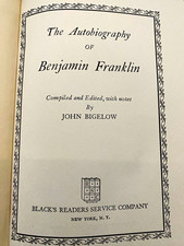 The Autobiography of Benjamin Franklin (Black&rsquo;s) Original 1932 Printed Edition