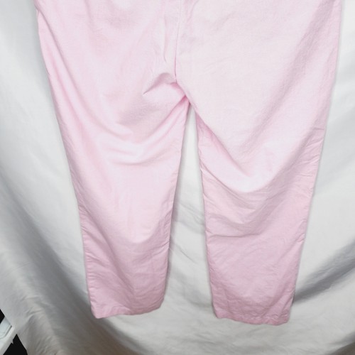 Vintage Polo Ralph Lauren Pink Cotton Preppy Men's Flat Front Casual Pants - Picture 9 of 17