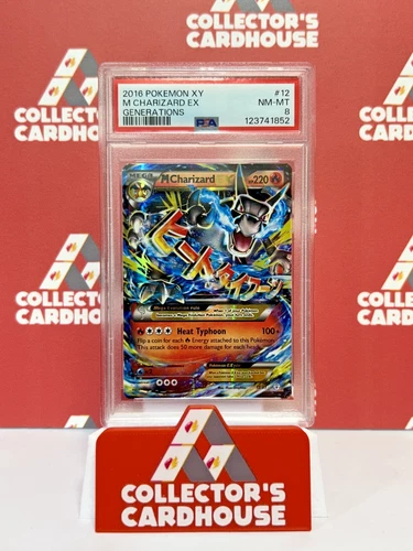 M Charizard Ex | 12/83 | PSA 8 | XY Generations Ultra Rare | G20