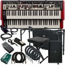 Nord Organ 3 Dual Manual Organ COMPLETE STAGE BUNDLE
