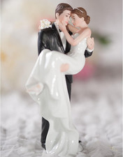 Wedding Collectibles Wedding Cake Toppers Bride and Groom Groom Holding Bride