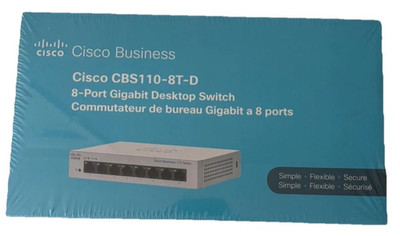 CISCO CBS110-8PP-D UNMANAGED 110 SERIES 8-PORT UNMANAGED POE SWITCH