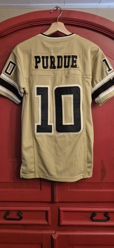 NWOT Purdue Boilermakers Youth L Colosseum Athletics #10 Football Jersey NEW - Picture 4 of 4