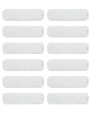 Reusable Cloth Diaper Inserts 12 Pack, Absorbent Breathable 3-Layer Microfi...