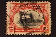 Scott #295 2c Pan-American 1901 Used Jumbo Margin Stamp