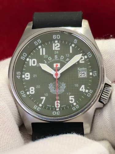 JDM KENTEX JGSDF Quartz Military Watch Runs - Read Description