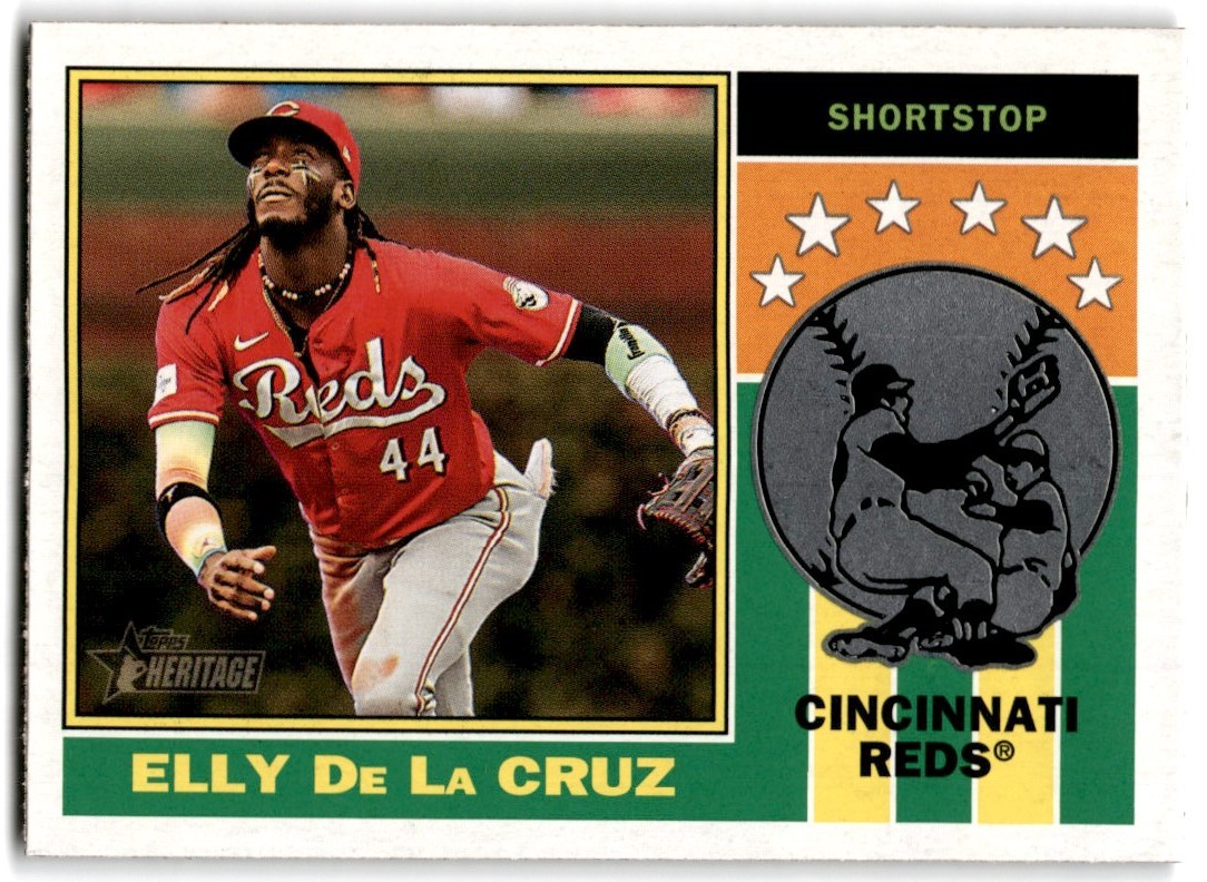 2025 Topps Heritage 1976 Player Icons Elly De La Cruz