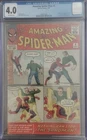 The Amazing Spider-Man #4 (1963) CGC 4.0‼️ OW/W 1st. Appearance Of The Sandman