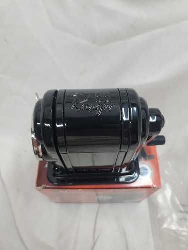 Boston Ranger 55 Crank Pencil Sharpener Gloss Black Adjustible NEW - Picture 2 of 12