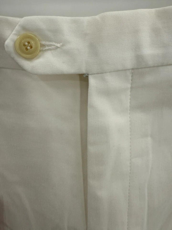 NWT Pal Zileri Concept White Cotton Designer Chinos IT52 / US 36 / Made in Italy - Image 3 of 4
