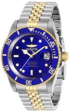 Invicta Men's Pro Diver Automatic Blue Dial Two-Tone Stainless Steel Watch 29182