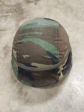 Unicor PASGT Combat Ballistic Helmet Woodland cover Medium