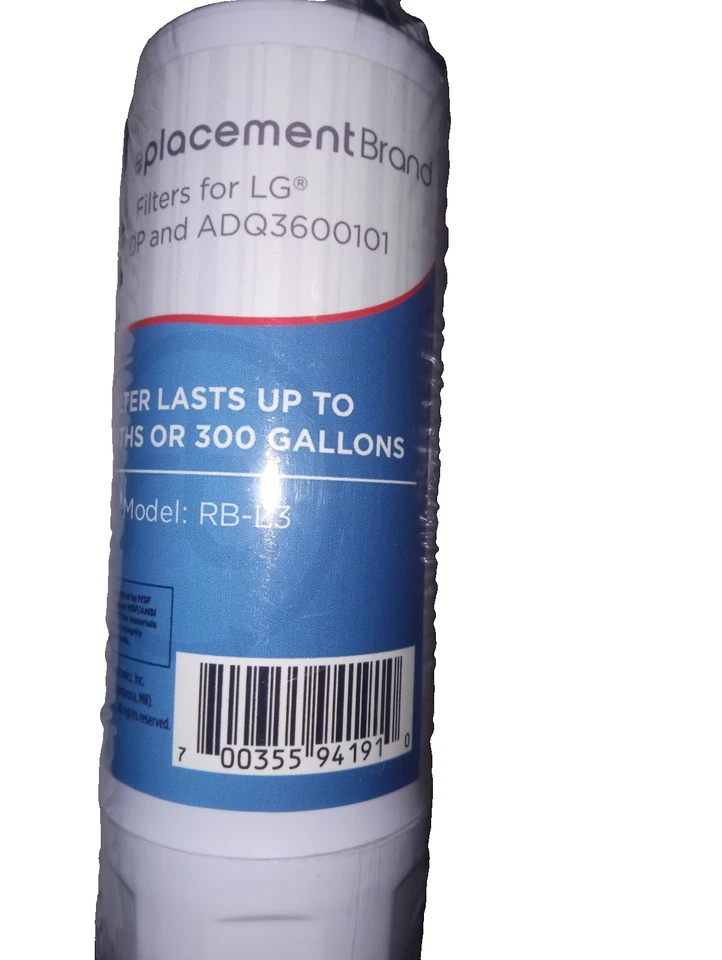 Replacement Brand Filter For LG-LT007P And ADQ3600101 6-months Or 300 Gals RB-L3 - Image 3 of 4