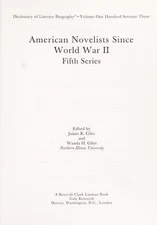 American Novelists since World War II Hardcover Thomson Gale Staf