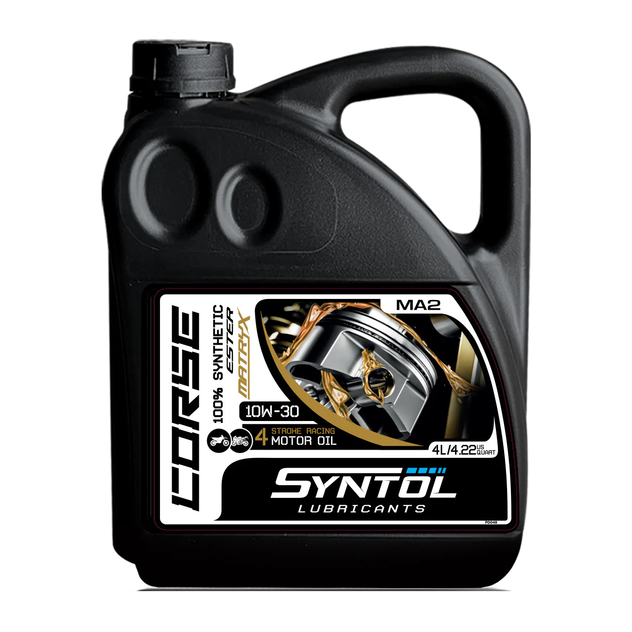 Syntol Corse 4T 10W-30 Motorcycle Engine Oil - 4 Litre