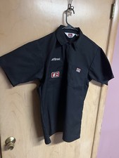 Ben Davis Gorilla Cut Throat Por Vida Shirt 1/2 Zip Front Made USA Sz M