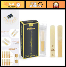 Bb Clarinet Reeds Pack of 10, Strength 2.0-3.5, Ideal for Beginners  Players