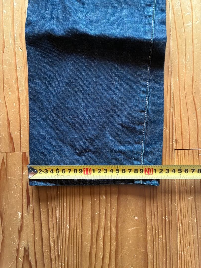 A Bathing Ape Straight Denim Pants Jeans Blue M Waist 84cm BA0226208 thumbnail 6