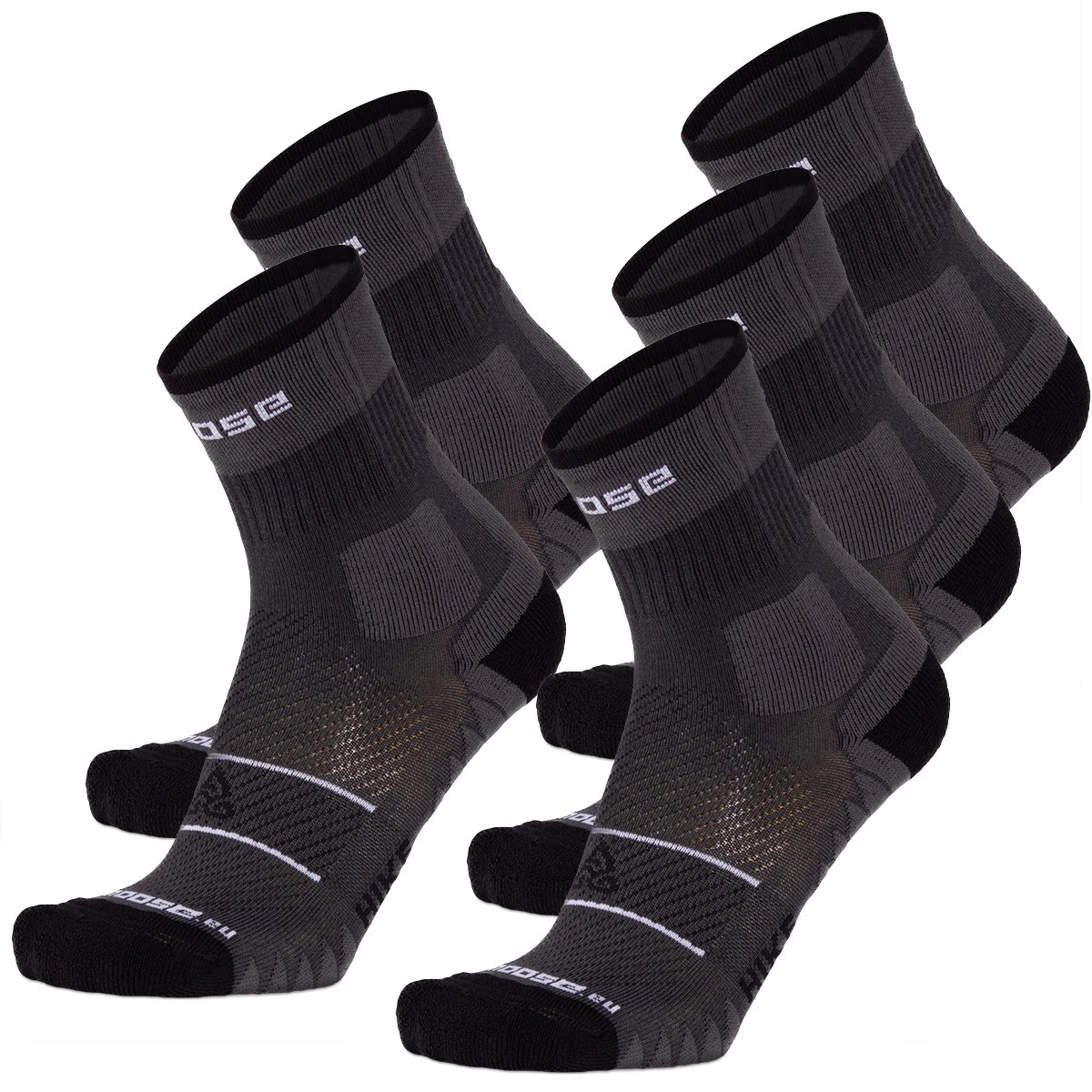 5 Pairs Moose HIKE Socks Hiking Trekking Breathable Cushioned Outdoor
Opens in a new window or tab