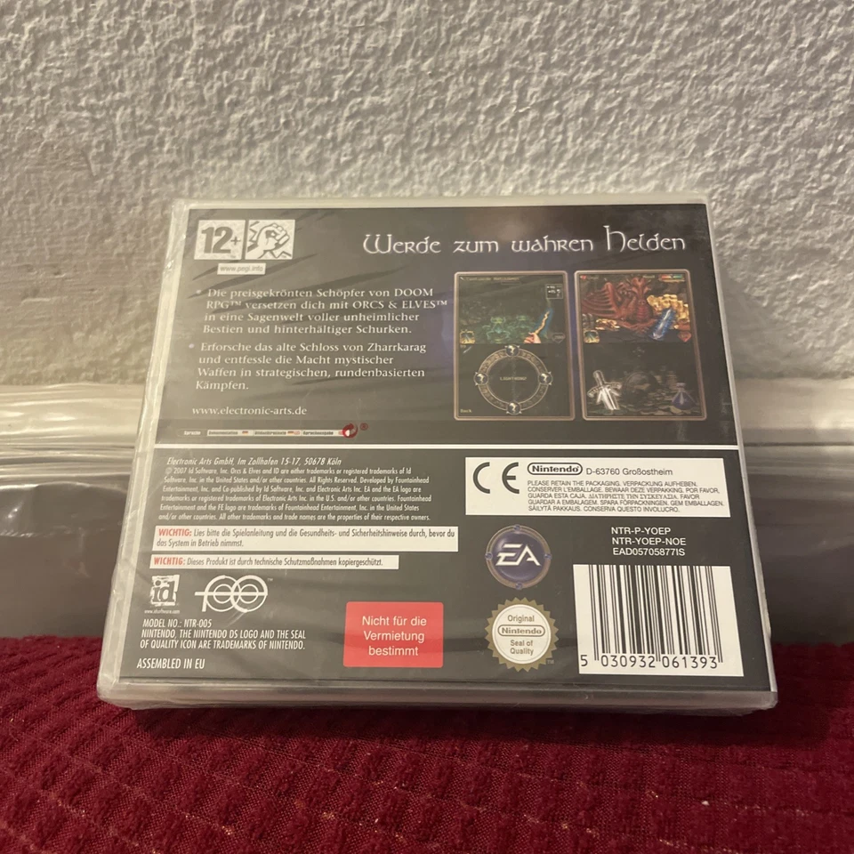 Orcs & Elves (Nintendo DS, 2007) SELLADO DE FÁBRICA PAL ALEMÁN FUNCIONA EN CUALQUIER REGIÓN Foto 2 de 4