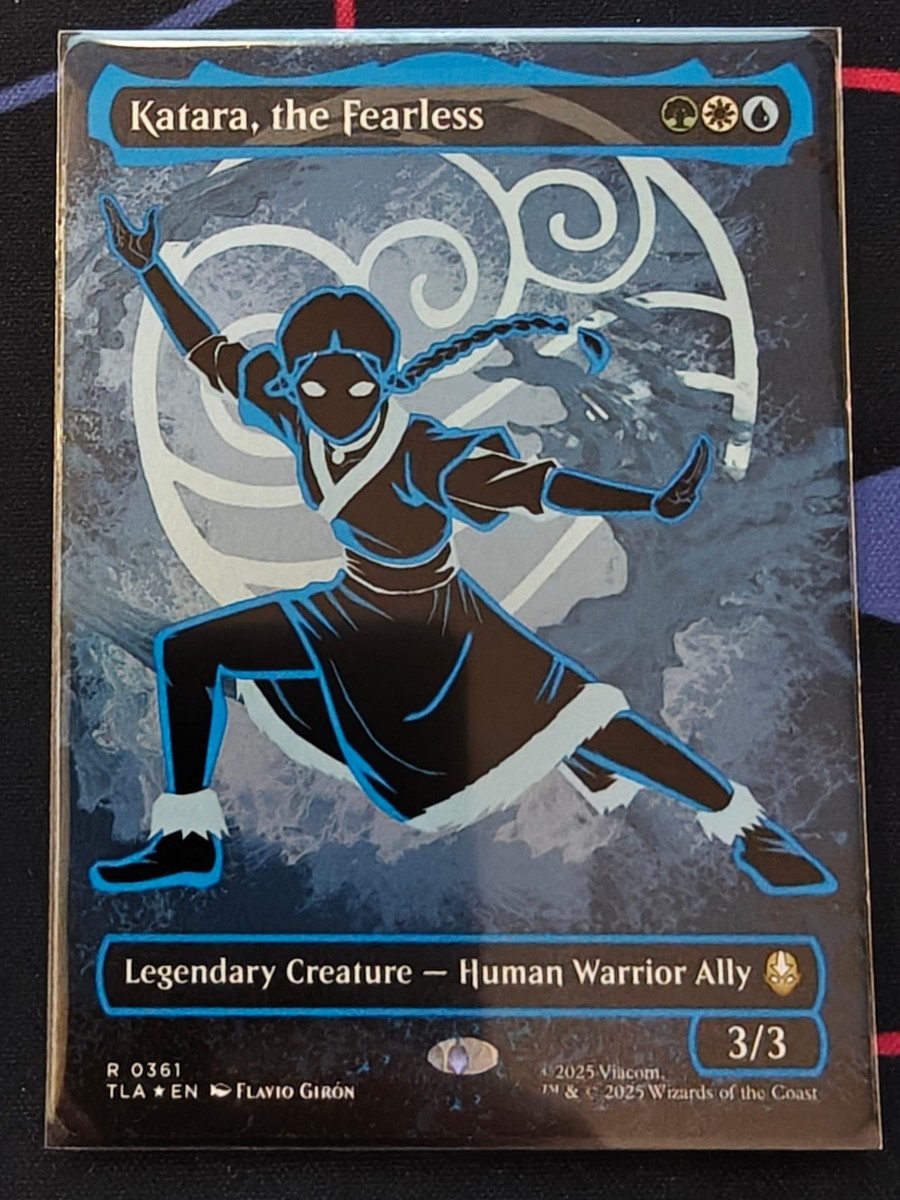 Katara, the Fearless (NM Foil Borderless Battle Pose) Avatar: The