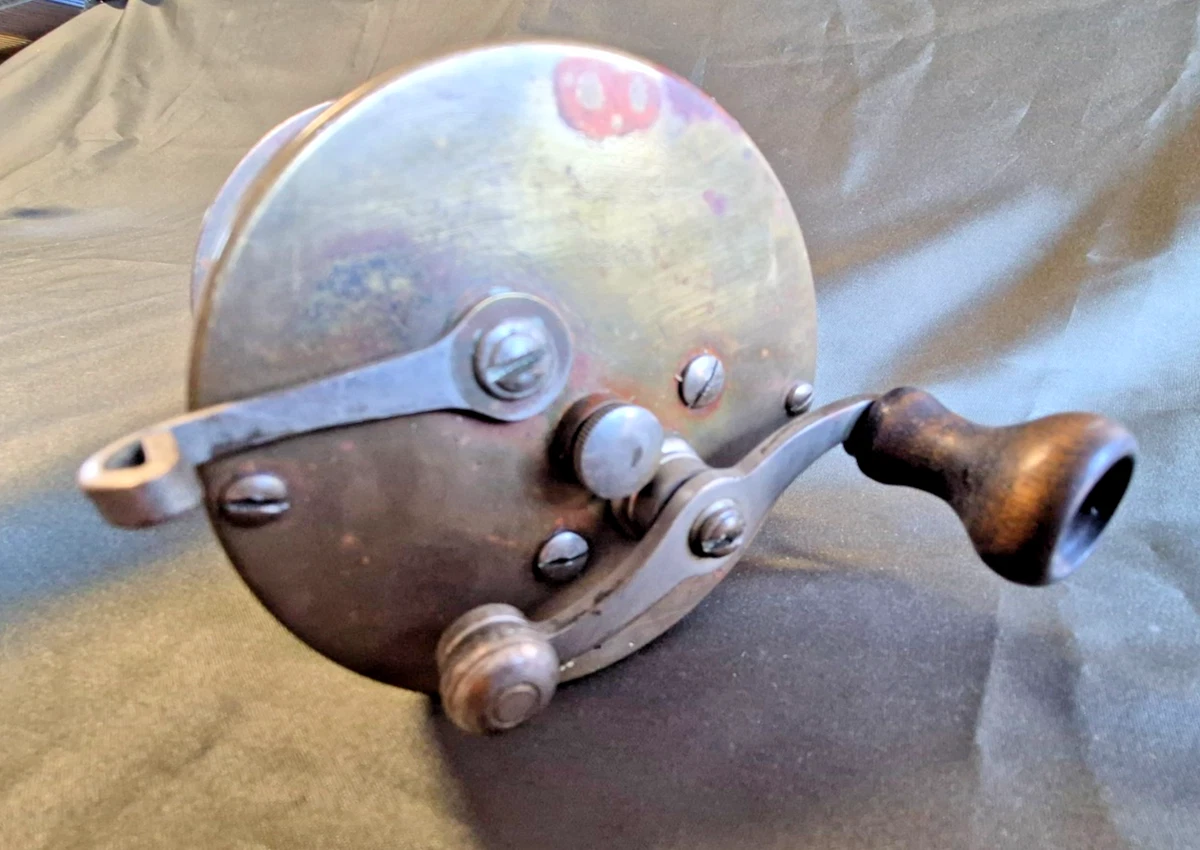 Moulinet De Pêche Ancien Pflueger Four Brothers Sentrie – 1910-1920 – Rare