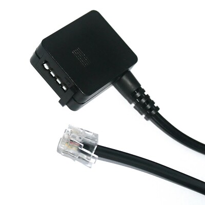 TAE-F Buchse RJ-11 Western-Stecker  Telefon-Adapter Kupplung 6P4C