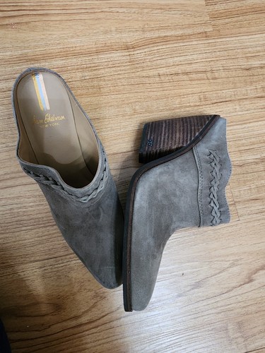 Sam Edelman Alison Stiefel Wildleder Pantoletten hinten offen Knöchel olivgrün Damengröße 7 - Bild 1 von 4