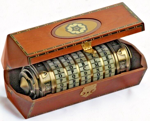 The Da Vinci Code Cryptex Authentic Movie Prop Replica **BRAND NEW**