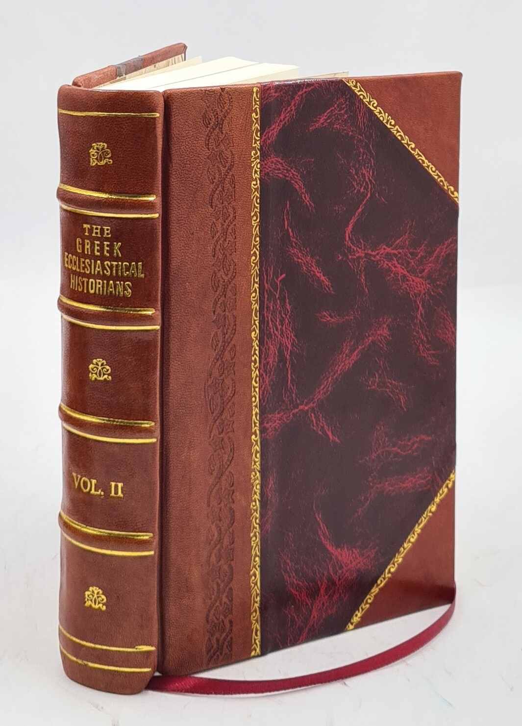 Greek ecclesiastical historians of the first six cent Vol-2 1847 [Leather Bound]