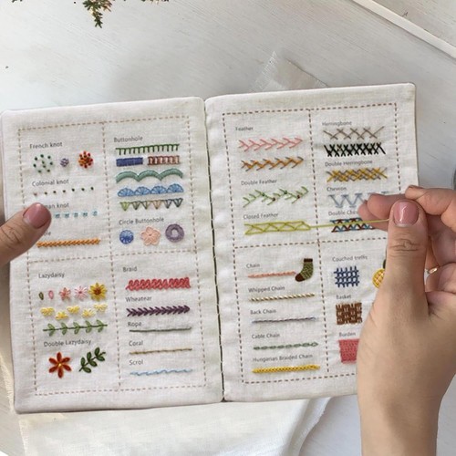 DIY Stitch Book To Improve Your Embroidery And Sewing Skills for Beginners Adult - Picture 11 of 16