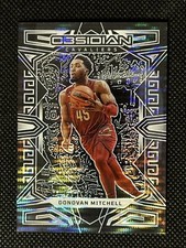 2022-23 Obsidian Donovan Mitchell Electric Etch #66 Cleveland Cavaliers