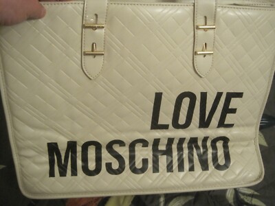 Handtasche LOVE MOSCHINO Damentasche Shopper creme