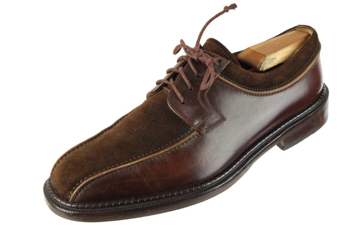 Mezlan Sz. 8 M Bicycle Toe Oxford Dress Shoes Suede  display picture 1