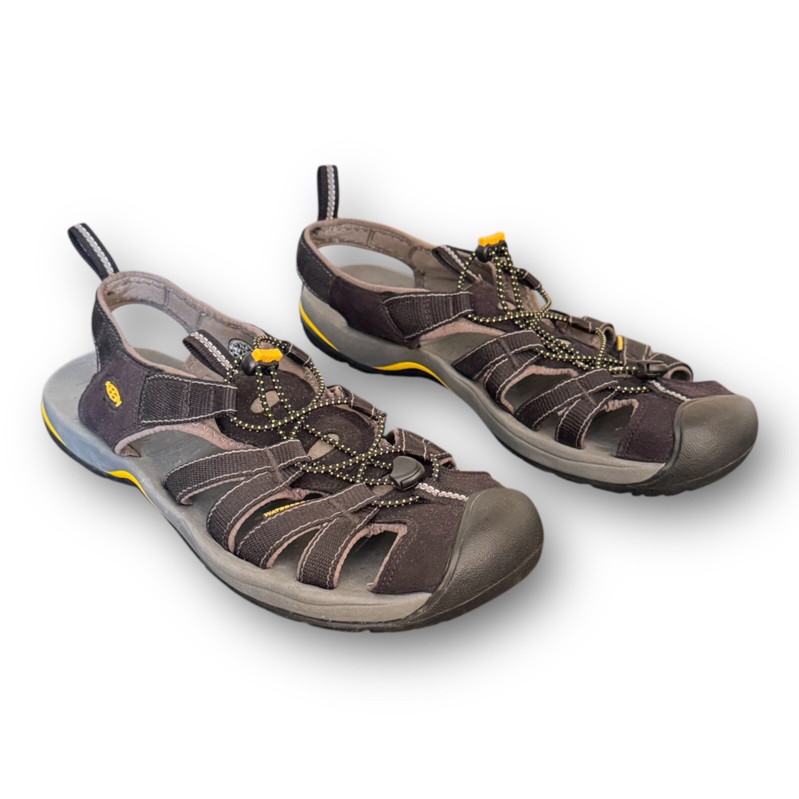 Keen Kanyon Uomo 11.5 Escursionismo Impermeabile Sport Sandali Scarpa 1126 BKGA Nero