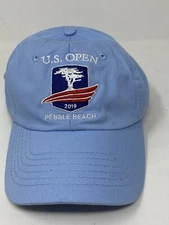 US Open USGA Golf Association Hat Cap Pebble Beach 2019 Light Blue NEW