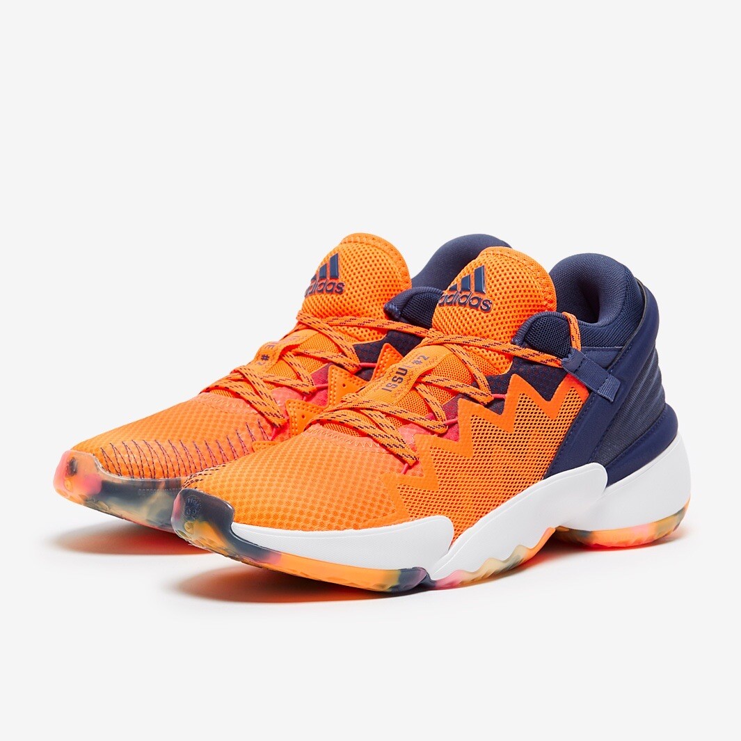 Adidas Sz 8.5 D.O.N. Issue #2 Donovan Mitchell Signal Orange