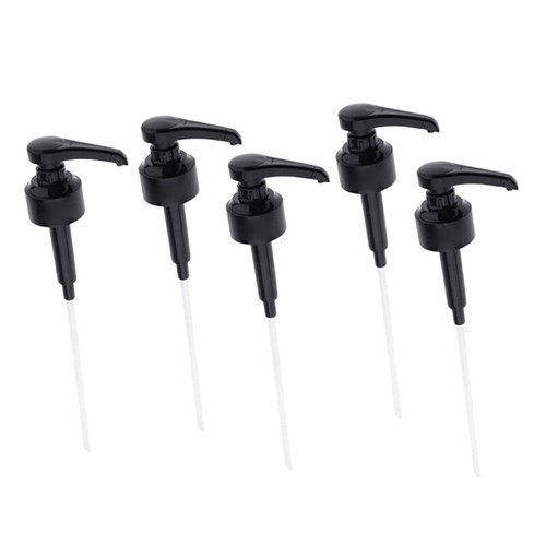 5pcs Kitchen Syrup Pump Liquid Dispenser Juice Bottle Replacement for Shampoo - Afbeelding 4 van 10