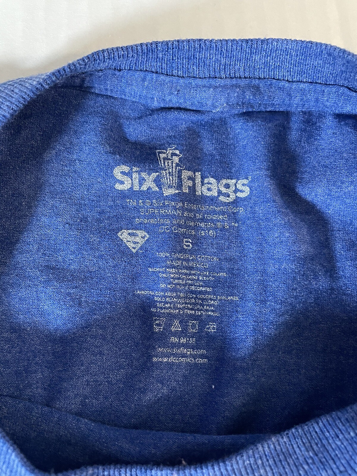 Six Flags Superman  Krypton Rollercoaster Graphic… - image 5