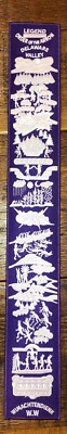 Boy Scout BSA OA Lodge Order of the Arrow Legend Sash Patch White/Purple