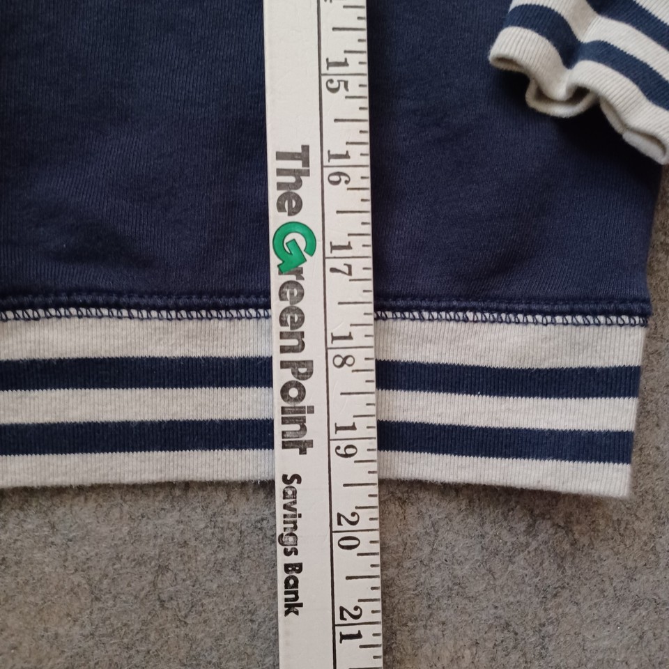 Polo Ralph Lauren Sweater Boys 7 Navy Blue Polo Red Logo Spell Out