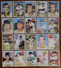 1969 Topps Baseball Card Lot - 89 Different Cards - Maury Wills | Tim McCarver